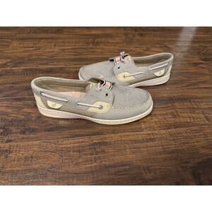 Sperry Top-Sider 920736 Rosefish 3 Eye Boat Shoe Women's 8M Gray Pink